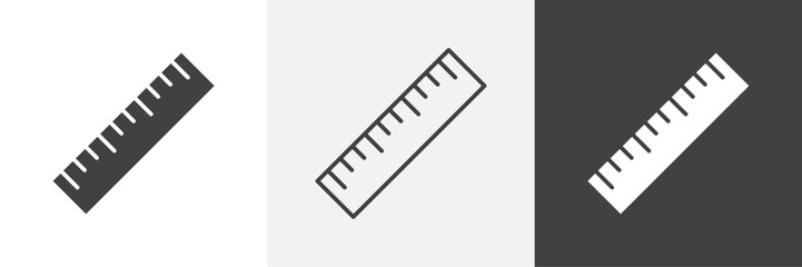 Ruler icons graphics pack vectors.