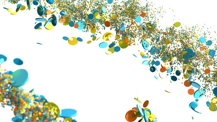 Colorful Confetti Burst