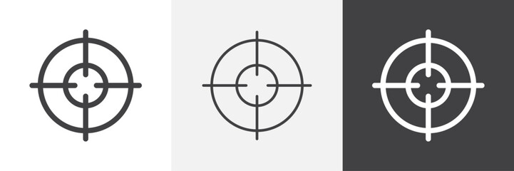 Target icons graphics pack vectors.