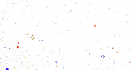 Abstract Colorful Confetti Explosion