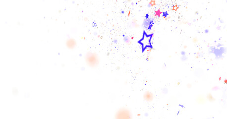 Abstract Colorful Paint Splatter