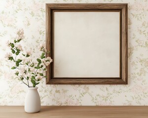 Charming baby room decor cozy cottage floral wallpaper rustic vibes inviting atmosphere warm lighting