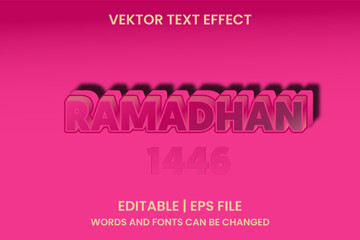 Editable Ramadan effect text
