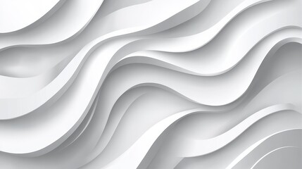 Fototapeta premium Subtle waves abstract gradient background in shades of gray