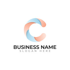 C letter logo design 