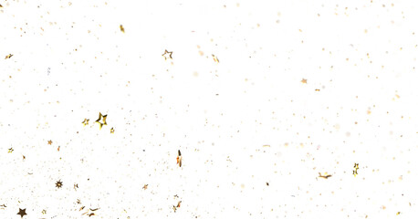 Shimmering Starry Christmas: Spectacular 3D Illustration Showcasing Falling Holiday Stars