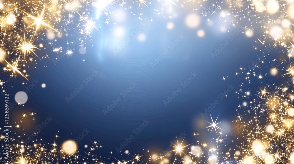 Poster glowing particles form soft waves that shimmer under dim lighting, creating a tranquil and captivati