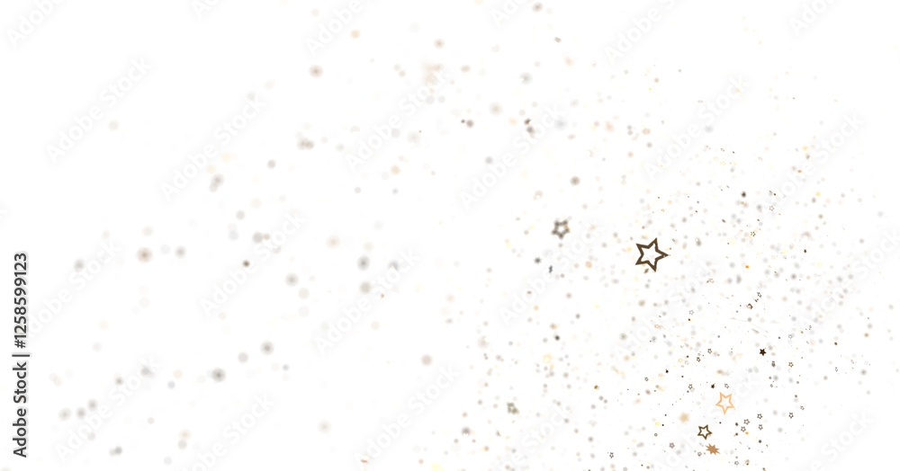 Poster abstract background with speckles and sparks