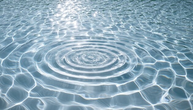 Generated image. Seamless realistic water ripples or ocean waves summer background transparent overlay