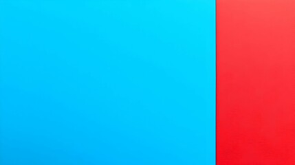 Obraz premium Abstract Visual Composition Of Two Color Blocks