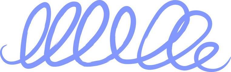 Hand Drawn Crayon Abstract Scribble