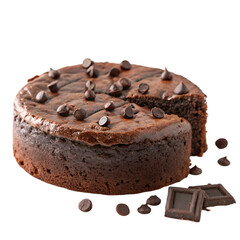 Delicious Chocolate Cake Chocolate Frosting Chocolate Chips Sweet Treat Bakery Dessert
