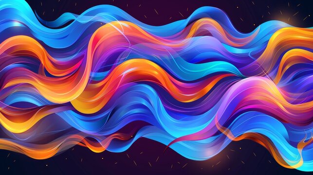 Vibrant fire flames with sparks on dark backdrop for engaging flame banner template design