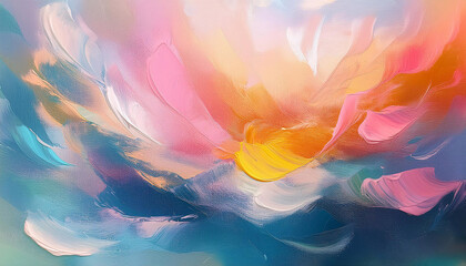 beautiful abtract painting strokes background painting brush mixed coloration abstract artwork background pastel color