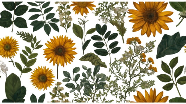 Nature-inspired themes: Leaves, flowers, or organic textures that reflect sustainability and eco-friendliness. - Powered by Adobe