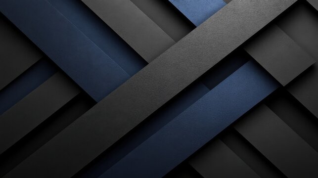 Minimalist Blue background with intersecting lines, ideal for design and banner templates. Featuring a clean and simple dark theme with structured composition.