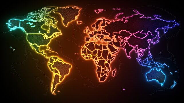 Neon Map Images – Browse 147,832 Stock Photos, Vectors, and Video ...