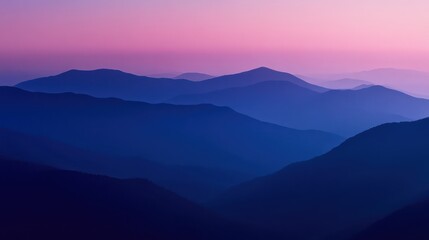 Fototapeta premium Serene Twilight Gradient Texture with a Smoot Transition