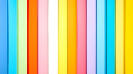 Obraz premium Vibrant Rainbow Stripes Background