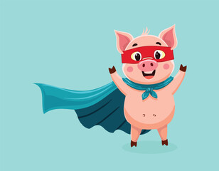 A cute red devil cartoon character with facial expression vector.