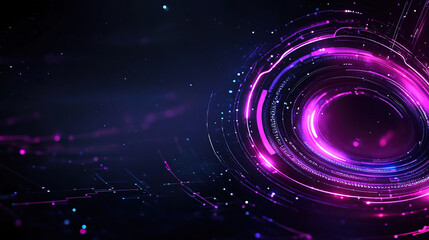 Obraz premium Data connection speed lines technology abstract background with digital flow of data and modern design elements. 