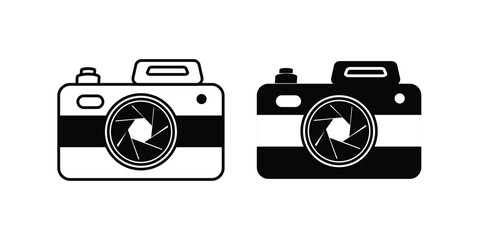 Camera icon vector illustration. photo camera sign and symbol. photography icon.