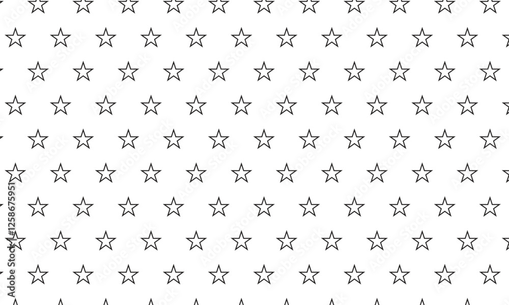 Poster abstract black outline star pattern can be used background.