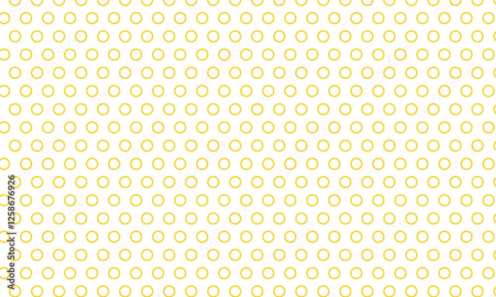 Poster abstract yellow outline dot pattern can be used background.