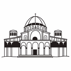 vector illustration of a building