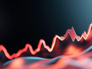 Dynamic 3D rendering of graphs with hedging as a protective layer shielding investment lines