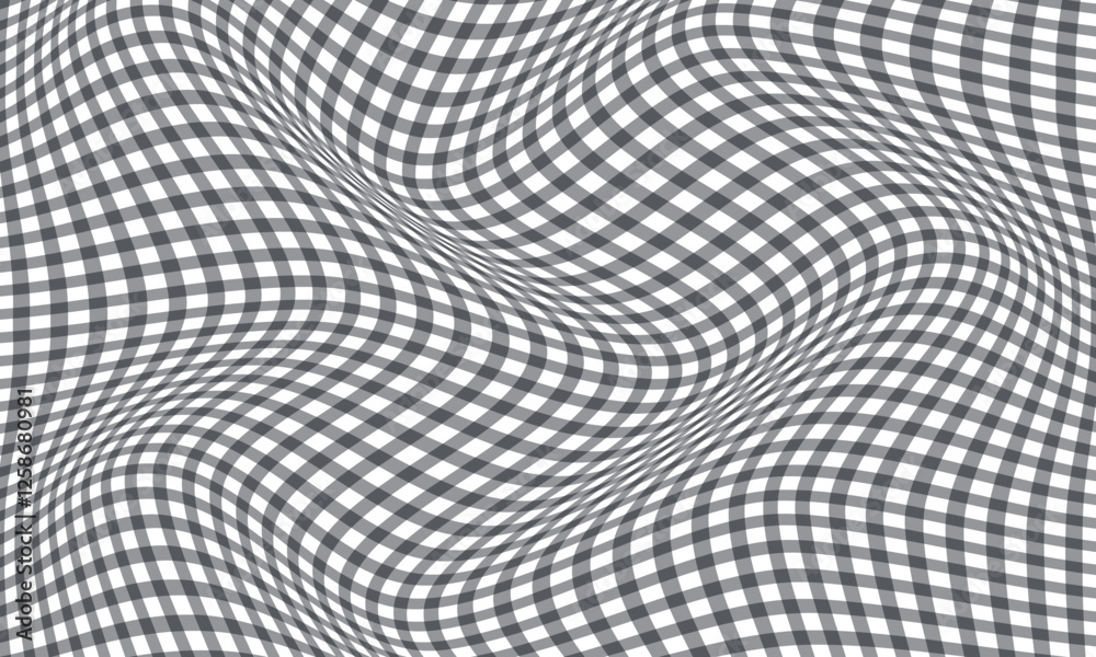 Aufkleber abstract grey plaid line wave pattern can be used background.