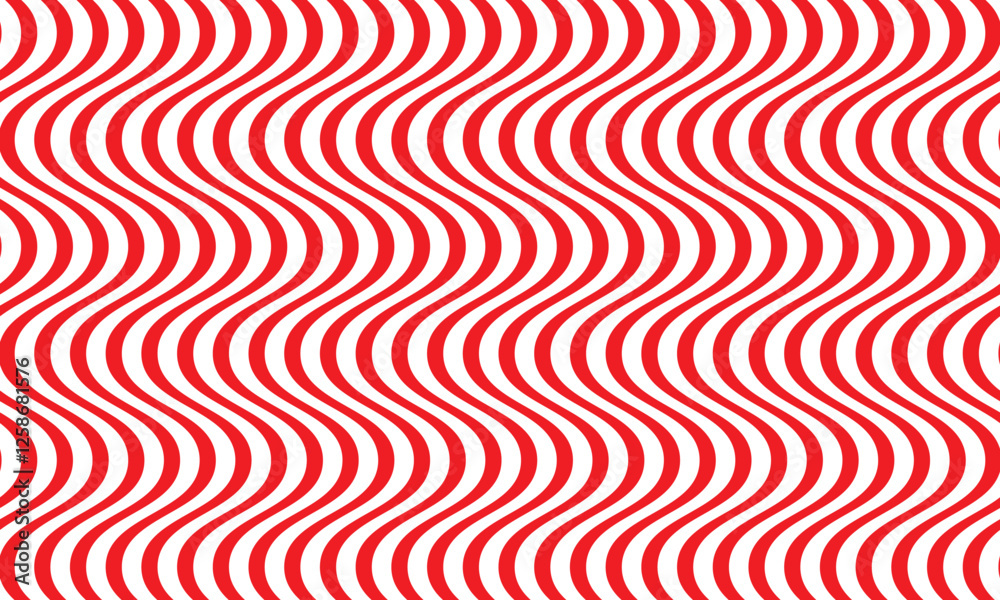 Poster abstract red smooth wave line pattern can be used background.