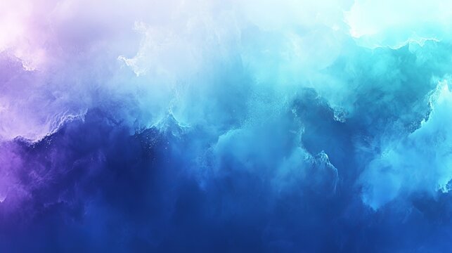 Abstract celestial cloudscape, pastel blue and purple hues, cosmic background, ideal for website banners