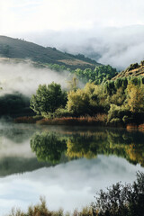 lake in the mountains