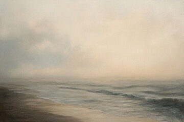 Obraz premium fog over the sea