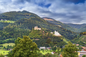Fototapeta premium Frauenburg castle ruins, Austria