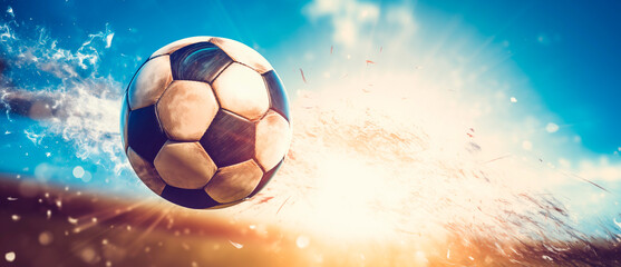 Football, soccer - expressive graphics	