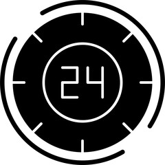24 Hours Icon
