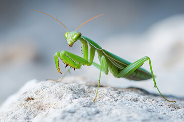 Close-Up of a Mantis Insect