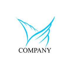 business logo design blu bird