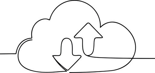 Cloud Computing Upload, Download, Data Transfer, Storage, Network