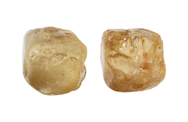 natural specimens of uncut jargoon rocks cutout