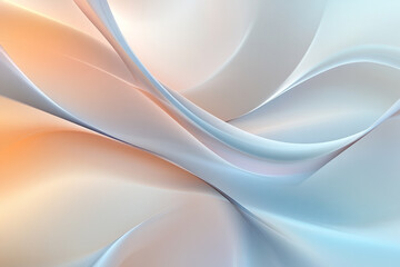 Obraz premium A serene abstract background with a smooth interplay of subtle hues and gentle curves, rendered in realistic HD quality.