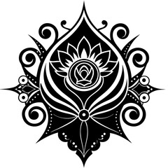 abstract floral design