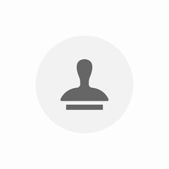 document seal icon sign vector