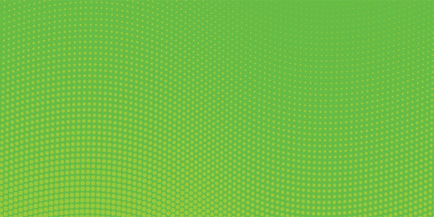 Dots halftone green color pattern gradient texture with technology digital background. Dots pop art comics