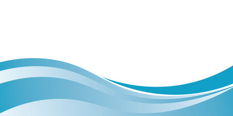 Blue and white business wave banner background arts modern