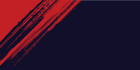 Fototapeta premium Halftone dots red and blue color pattern gradient grunge texture background. Dot pop art comic sport style vector illustration. grunge