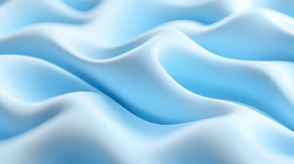 Obraz premium Wallpaper Abstract blue wave shape flowing on a black background Elegant blue wave design on white background for banners, posters, and wallpaper use