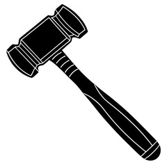 reflex hammer silhouette vector illustration v